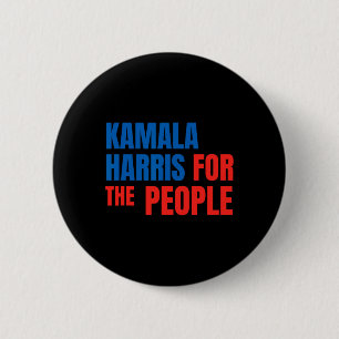 Kamala Harris For The People American President Ca 6 Cm Round Badge