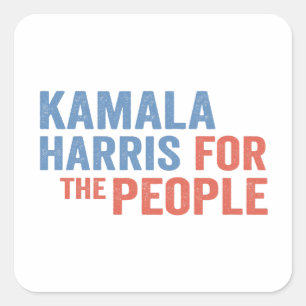 Kamala Harris For the People Election Democrats  Square Sticker
