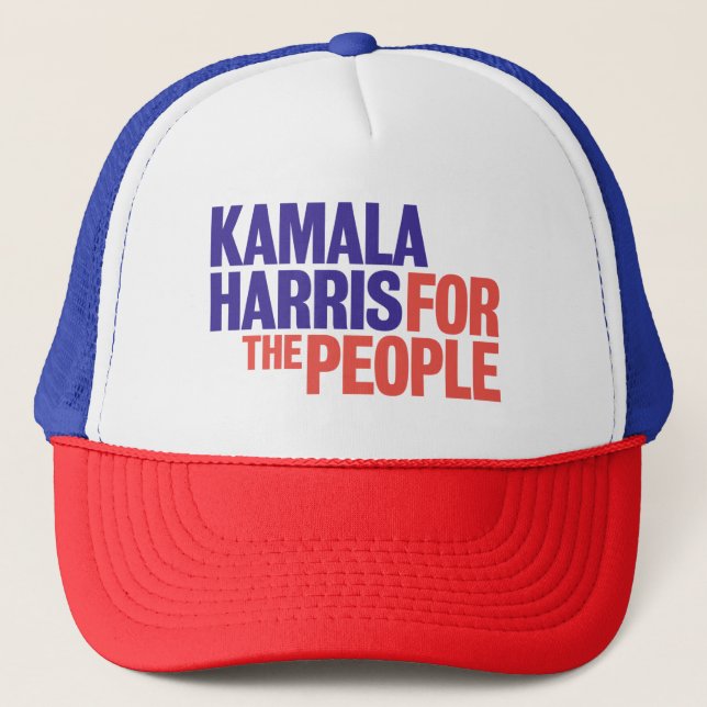 Kamala Harris for the People Trucker Hat (Front)