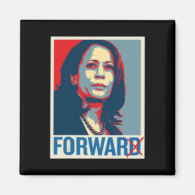Kamala Harris For War Not Forward Pro-trump Electi Magnet (Front)