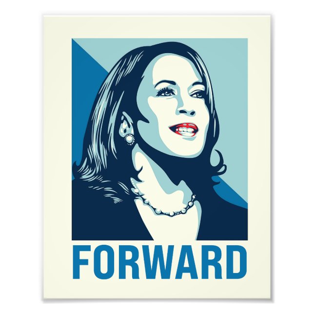 KAMALA HARRIS FORWARD PHOTO PRINT (Front)