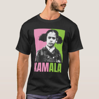 Kamala Harris Girl Cute Melanin Retro Vintage Blac T-Shirt