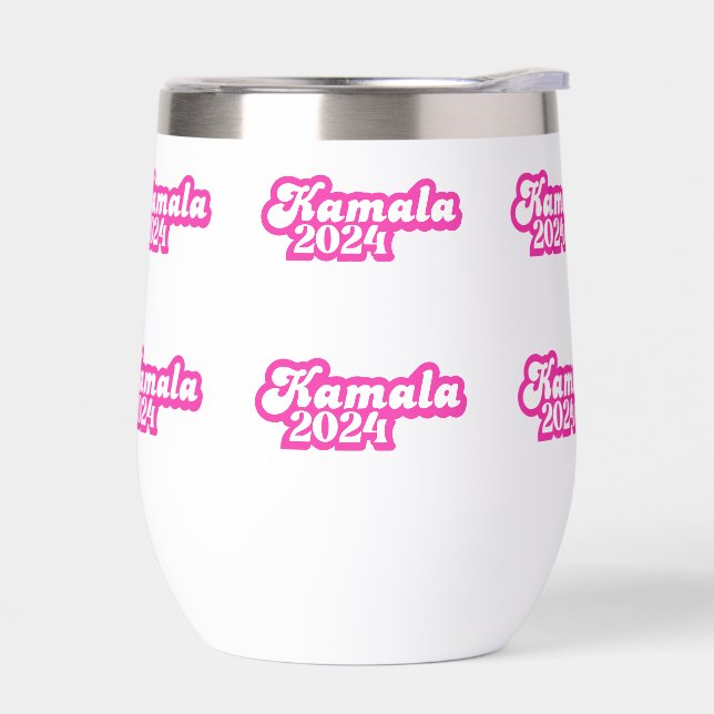 Kamala Harris girly Pink Logo 2024 (Left)