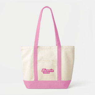 Kamala Harris girly Pink Logo 2024 Tote Bag