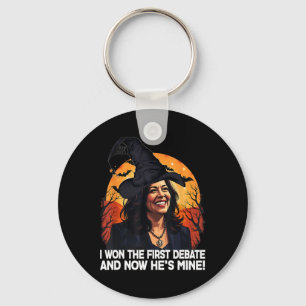 Kamala Harris Halloween Won The First Debate Im Wi Key Ring