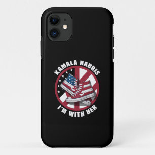 Kamala Harris I'm with Her Patriotic Converse  Case-Mate iPhone Case