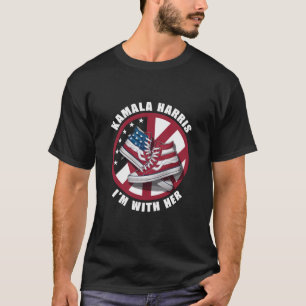 Kamala Harris I'm with Her Patriotic Converse T-Shirt