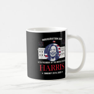 Kamala Harris Inauguration Day 2025 Madam 47th Pre Coffee Mug