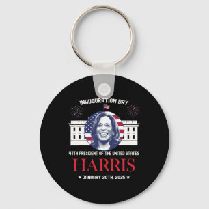 Kamala Harris Inauguration Day 2025 Madam 47th Pre Key Ring