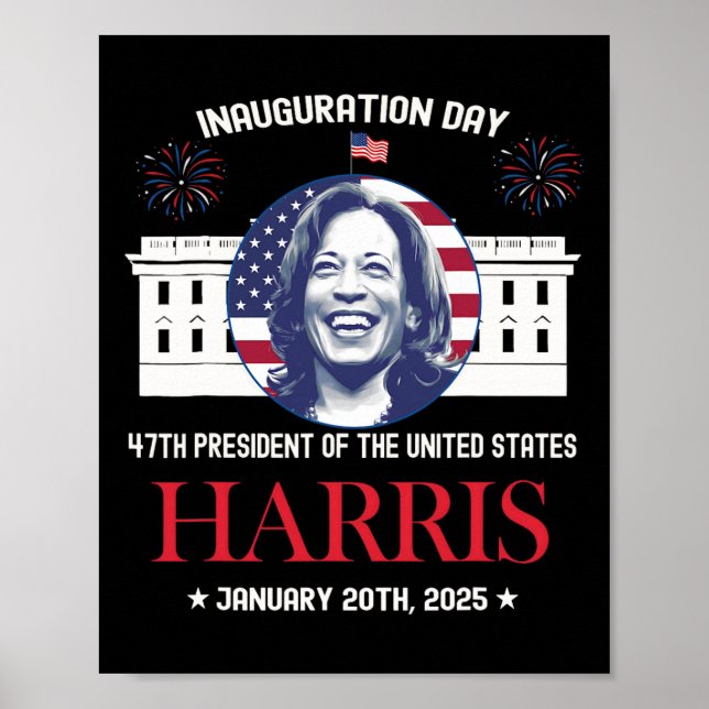 Kamala Harris Inauguration Day 2025 Madam 47th Pre Poster (Front)