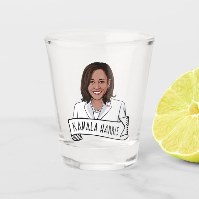 Kamala Harris Inauguration Shot Glass (Front)
