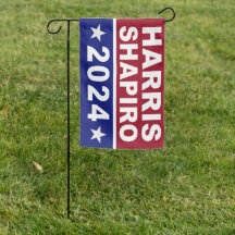 Kamala Harris Josh Shapiro Flag 2024