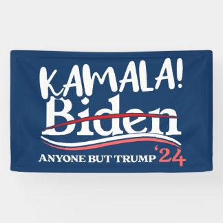 Kamala Harris, Kamala 2024 for women, anti-Trump Banner