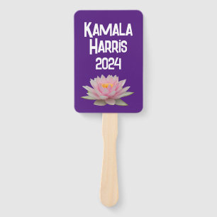 Kamala Harris Lotus 2024 Hand Fan