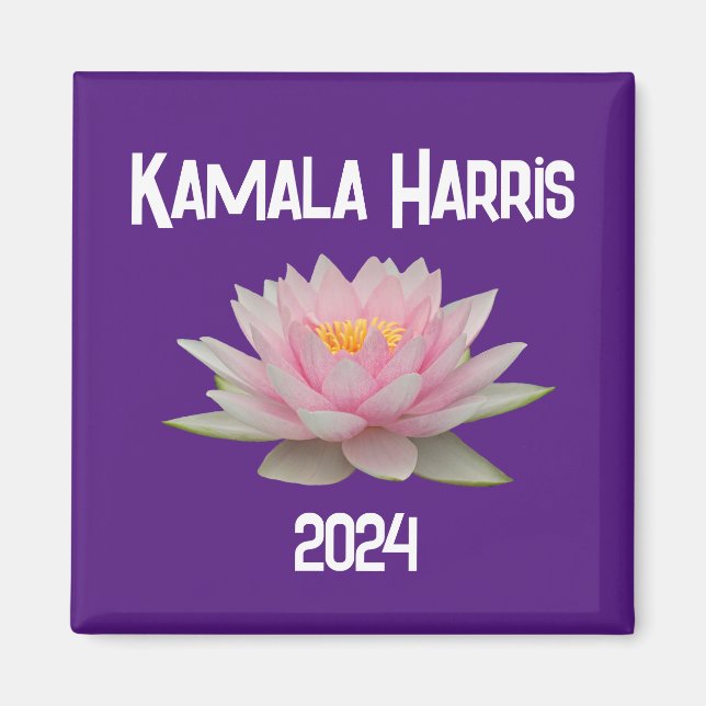 Kamala Harris Lotus 2024 Magnet (Front)
