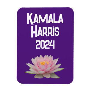 Kamala Harris Lotus 2024 Magnet