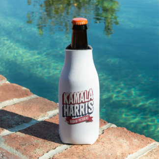 Kamala Harris Madam President Bottle Cooler