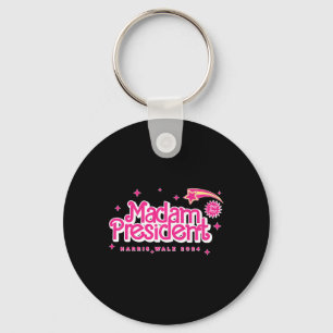 Kamala Harris Madam President Harris Waltz 2024 Pr Key Ring