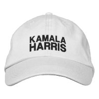 Kamala Harris modern typography custom black white