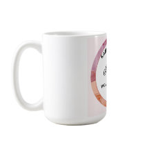 Kamala Harris Mug. White and Light Pink Colours.