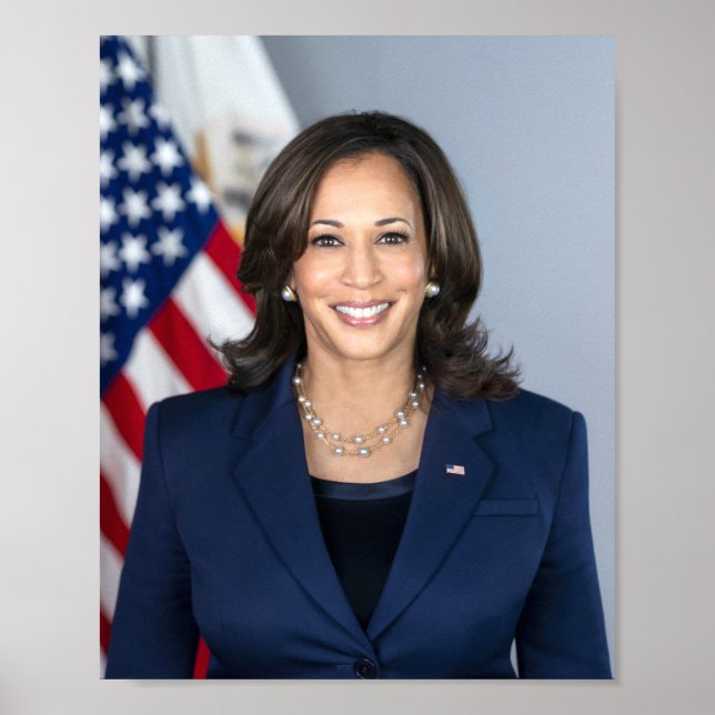 Kamala Harris Official Portrait Poster (Front)