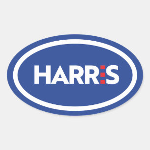 Kamala Harris Oval Sticker