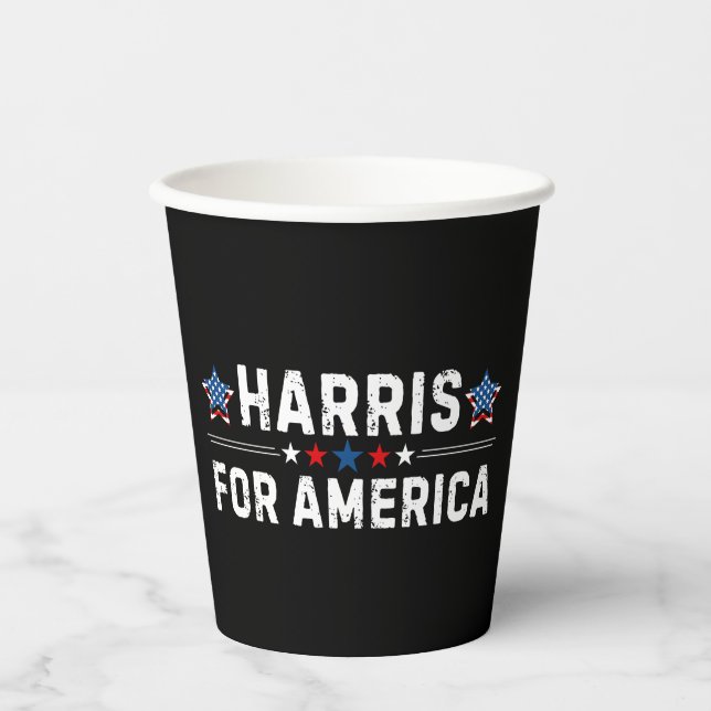 Kamala Harris Paper Cups (Front)