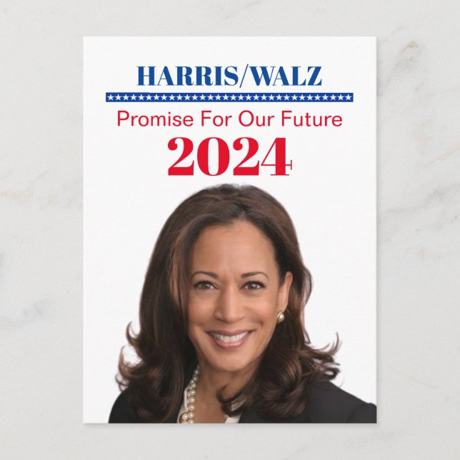 Kamala Harris Postcard (Front)
