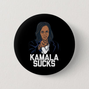 Kamala Harris President Election 2024 Trump Hallow 6 Cm Round Badge