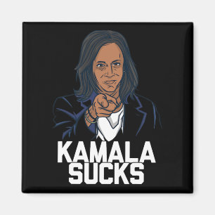 Kamala Harris President Election 2024 Trump Hallow Magnet
