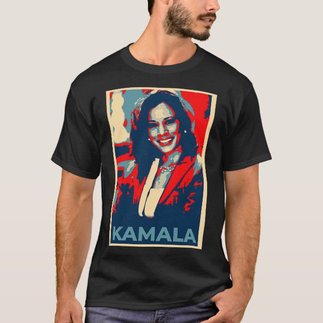 Kamala Harris President of America democrat 2024 T-Shirt (Front)