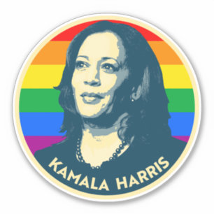 KAMALA HARRIS PRIDE BADGE