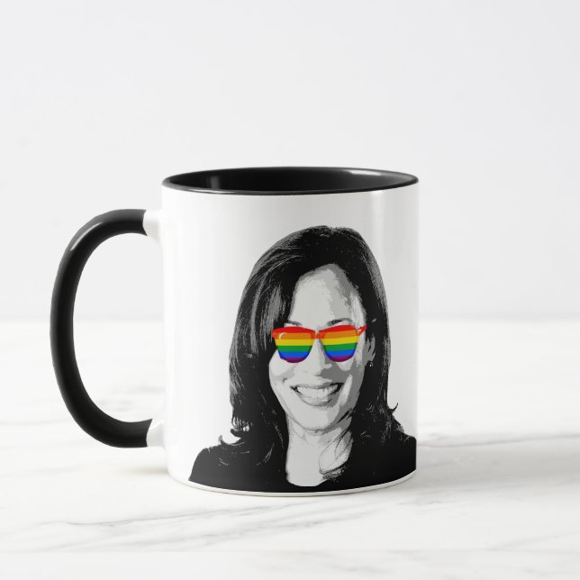 Kamala Harris Pride Mug (Left)