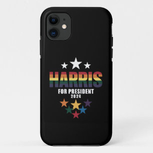 Kamala Harris Rainbow Gay Pride LGBT Election 2024 Case-Mate iPhone Case