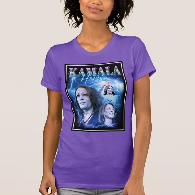 Kamala Harris Retro 90s Style T-Shirt (Front)