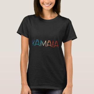Kamala-harris Retro Cat Lettering Positive Funny  T-Shirt