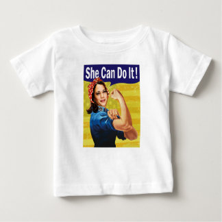 Kamala Harris She Can Do It Baby Fine Jersey Baby T-Shirt