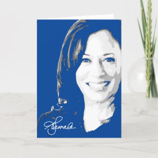 Kamala Harris Signature Card