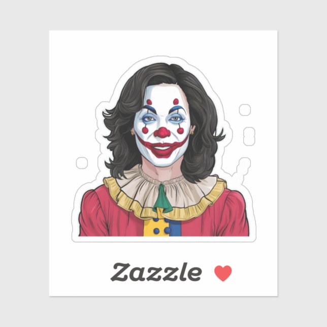 Kamala Harris Spooky Halloween Clown Election 2024 (Sheet)