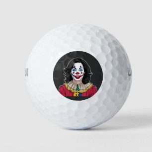 Kamala Harris Spooky Halloween Clown Election 2024 Golf Balls