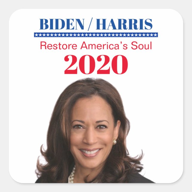 Kamala Harris Square Sticker (Front)
