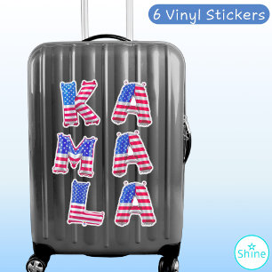 Kamala Harris Supporter USA Flag Balloon Alphabets