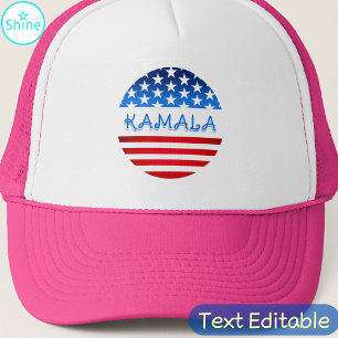 Kamala Harris Supporter Volunteers Democrats SWAG Trucker Hat