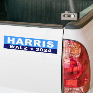 Kamala Harris Tim Walz 2024 Bumper Sticker
