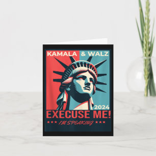Kamala Harris Tim Walz 2024 Election  Card