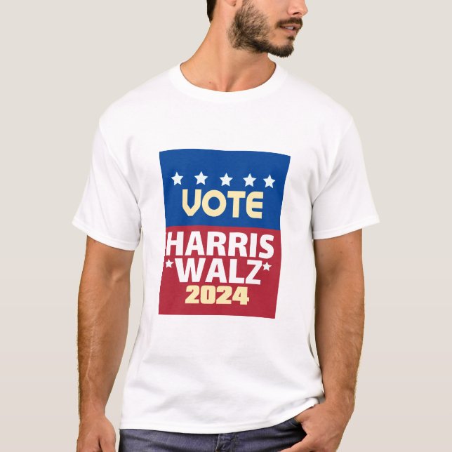 Kamala Harris Tim Walz 2024 T-Shirt (Front)