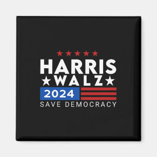 Kamala Harris Tim WAlzheimer V.p Vice President 47 Magnet