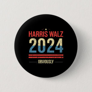 Kamala Harris Tim Wheimer Obviously Apparel Vote B 6 Cm Round Badge