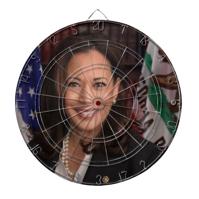 Kamala Harris US Vice President, Biden 2024 Dartboard (Front)