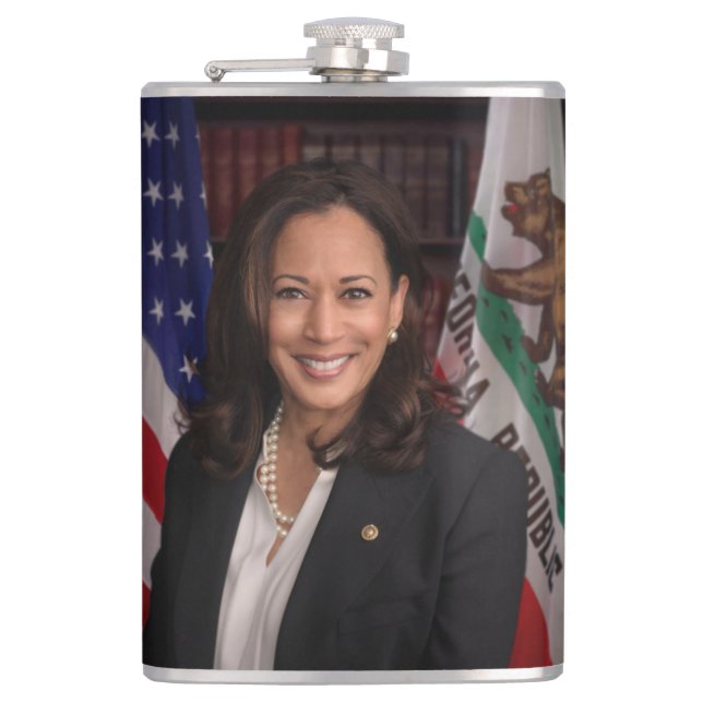 Kamala Harris US Vice President, Biden 2024 Flask (Front)